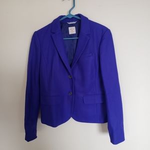 Gap Wool Blend Bright Purple Academy Blazer Size 8